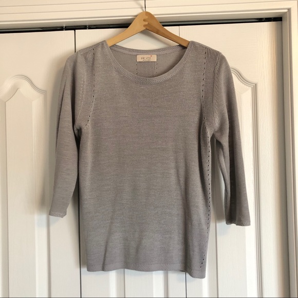 Per Una Grey knit top - Picture 1 of 5